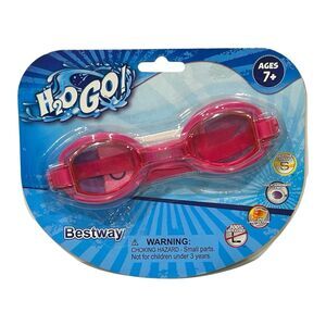 Bestway H2O GO! Swimming Goggles Silicone Strap UV Protection Latex Free Ages 7+